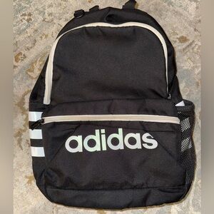 Adidas Black and White Backpack
